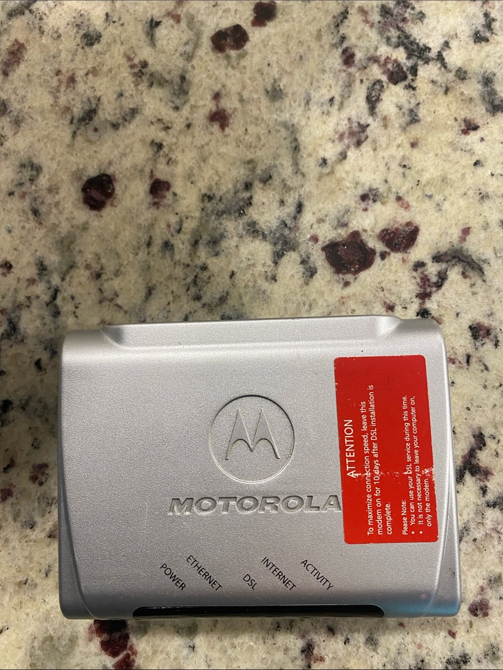 Motorola Silver Network Modem